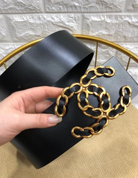 

design belt men women fashion belts genuine leather luxury belt 206# waist belts gold silver buckle, Black;brown