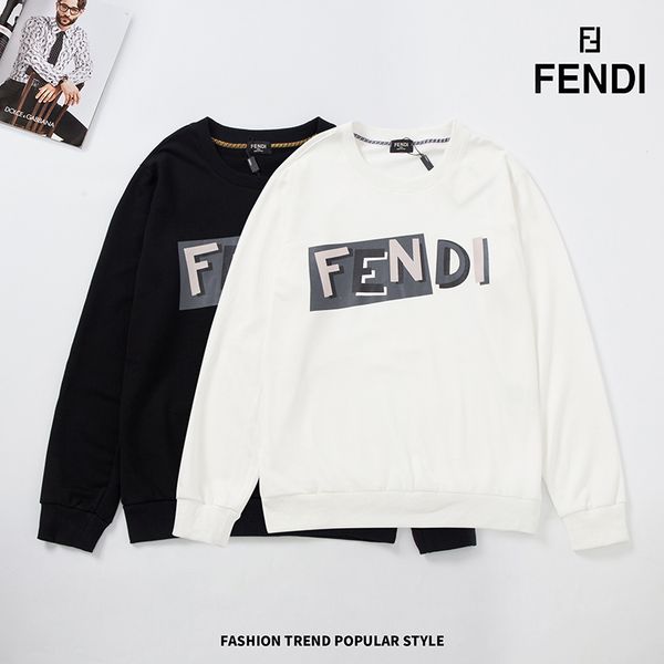 

luxury mens sweater fashion long sleeve pullover designer men solid color hoodie clothes with brand letter print, Black