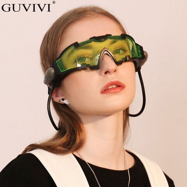 

women night light goggles sunglasses vintage clout goggles sunglasses fashion retro mens sunglasses kids eyewear ch01, Blue