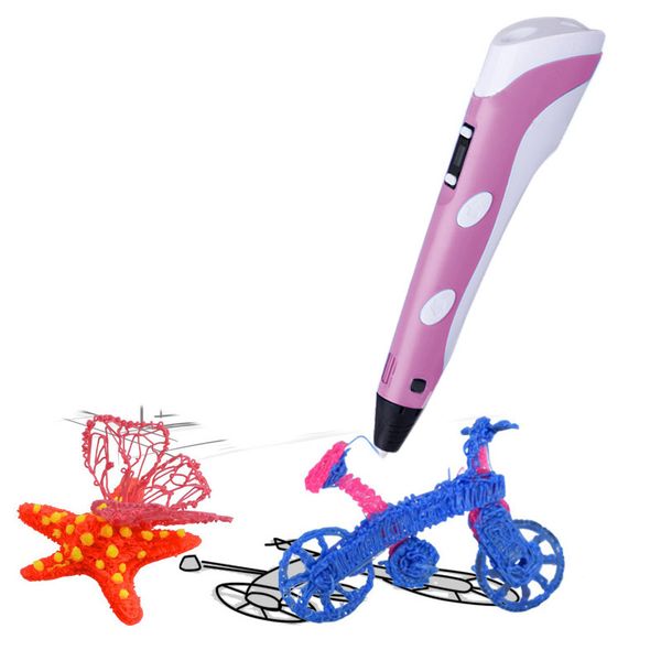 

3d printing pen crafting doodle drawing arts printer modeling pla/abs @jh, Black;red