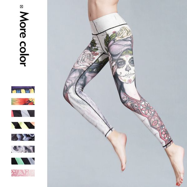 

new nylon yoga pants women push up gym leggings tights leggings for fitness sports pants for women sport fitness, White;red