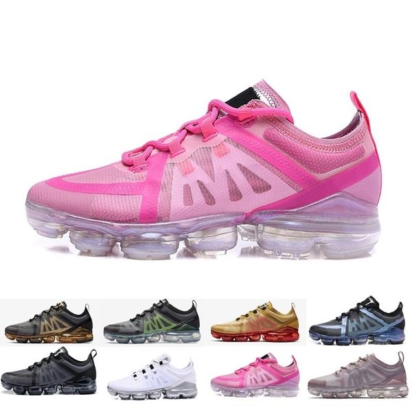 

vapors 2018 new rainbow 2018 knit cushion fashion athletic corss hiking jogging maxes outdoor shoes size 5.5-11, Black