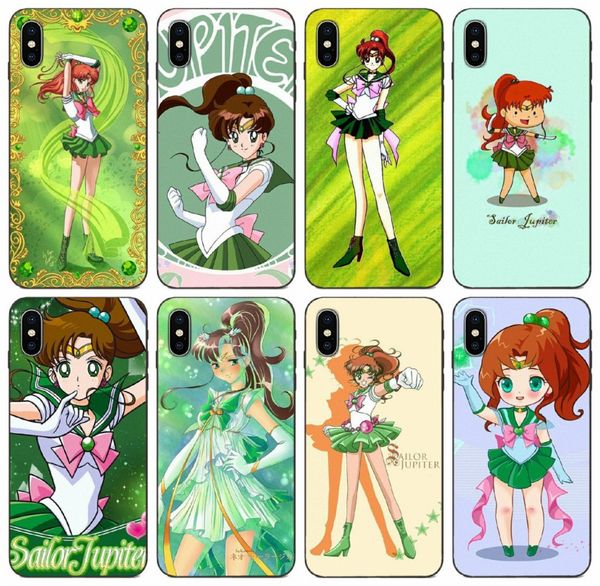 

tongtrade] sailor moon sailor jupiter case for iphone 11 pro x xs max 8 7 6s 6p 5s 5p galaxy j2 huawei p10 p20 p30 xiaomi 8 5s cover case