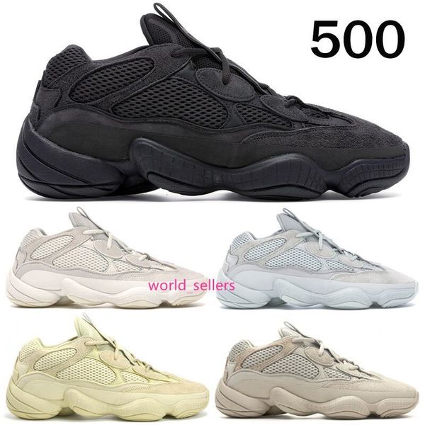 

soft vision 500 stone bone white running shoes mens womens super moon yellow utility black blush salt kanye west designer sports sneakers