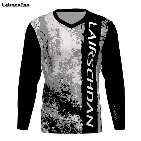 

sptgrvo 2020 100% polyester motorcycle bicycle downhill clothing long sleeve dh off road racing mtb bike jerseys cycling t shirt, Black;red