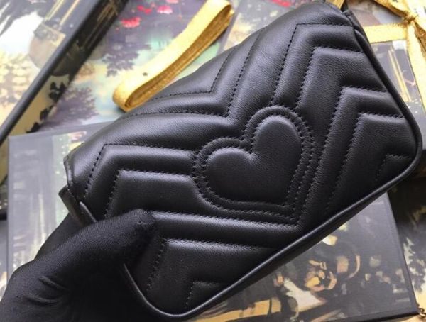 

5a 476433 16.5 cm marmonts super mini bag кошелек для женщин металлическая цепочка плечевой ремень с пыльным мешком коробка dhl бесплатная д, Red;black