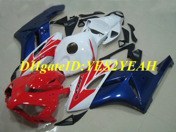 Kit carenatura moto più votato per Honda CBR1000RR 04 05 CBR 1000RR 2004 2005 CBR1000 Plastica ABS Set carenature rosso bianco blu + Regali HM39