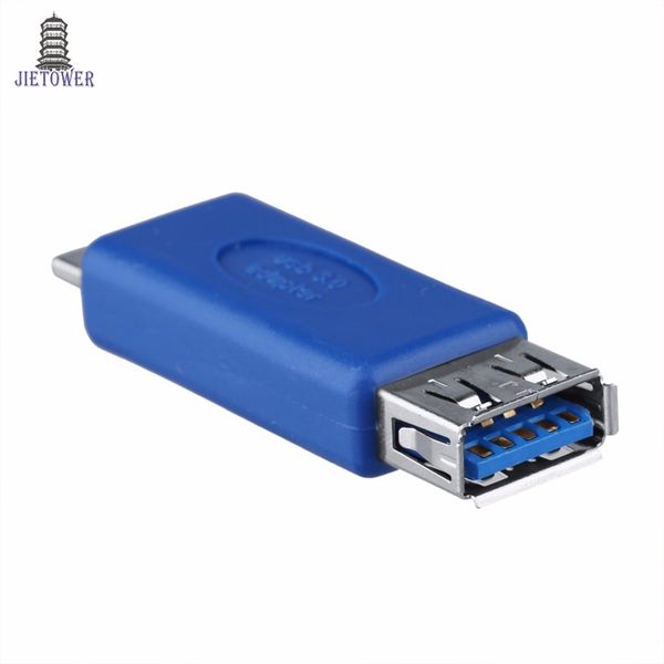 

500pcs/lot standard usb3.0 usb 3.0 type a female to micro b male a to micro adapter convertor connector blue note3 otg