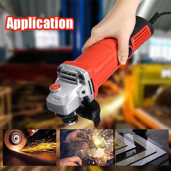 

angle grinder machine for grinding or cutting metal electric portable grinder angle drive peaks 1600w power tools