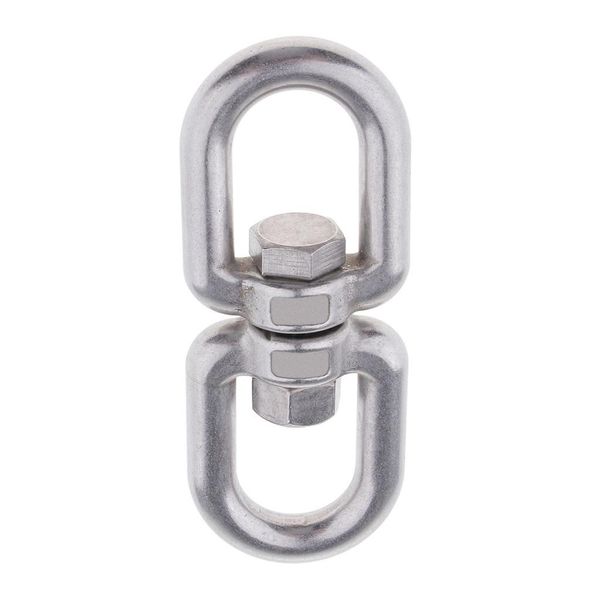 

stainless steel ring connector double ended swivel eye hook