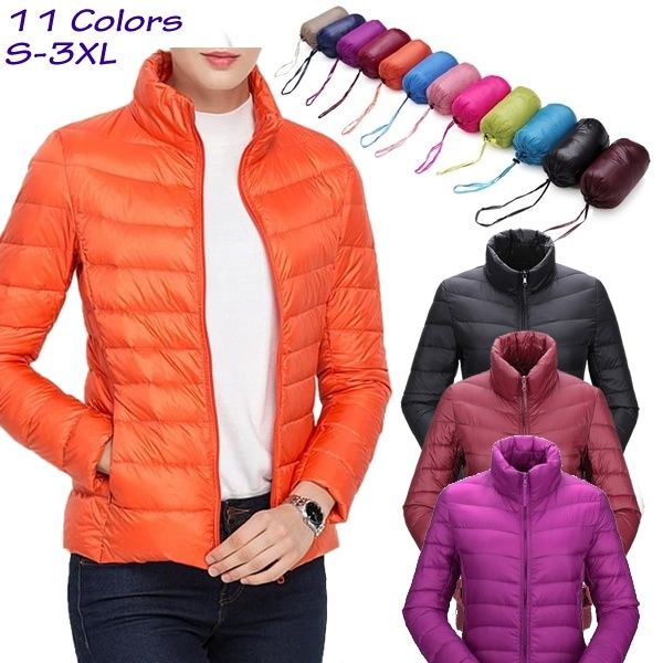 

zogaa women's parkas winter jacket coat for woman casual solid stand collar parka jackets female cotton coat slim fit outwear, Tan;black