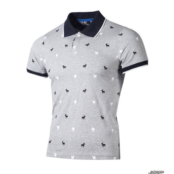 

mens designer summer dress men leisure lapel trend printing big code short sleeve t shirtd9amjkmth, White;black