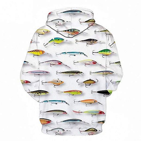 

baseball jersey three-dimensional sticker sweater print hoodie baseball sweatshirt 3d digital print fish hoodie