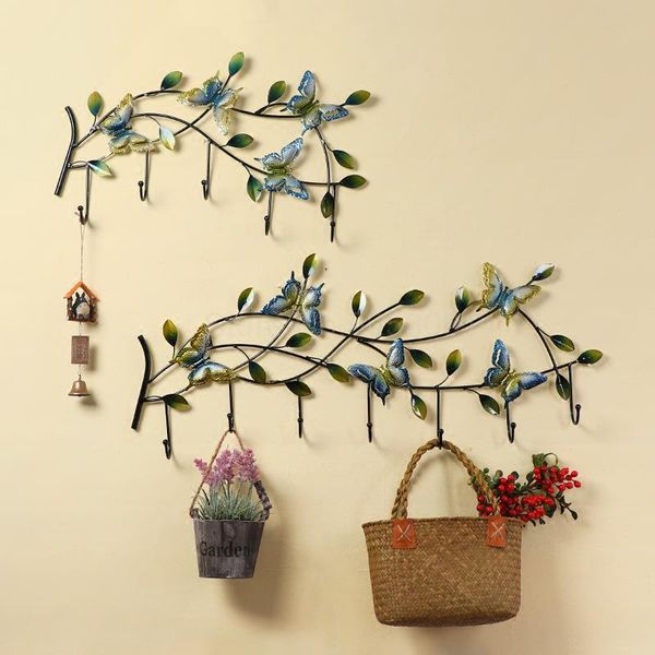 

country hook creative wrought iron coat hook nordic wall coat wall decoration porch door key holder
