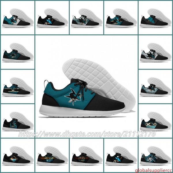 

san jose sharks mens womens designer lundon olympic mesh lightweight trainer nationals sports running shoes outdoor sneakers size 36-45