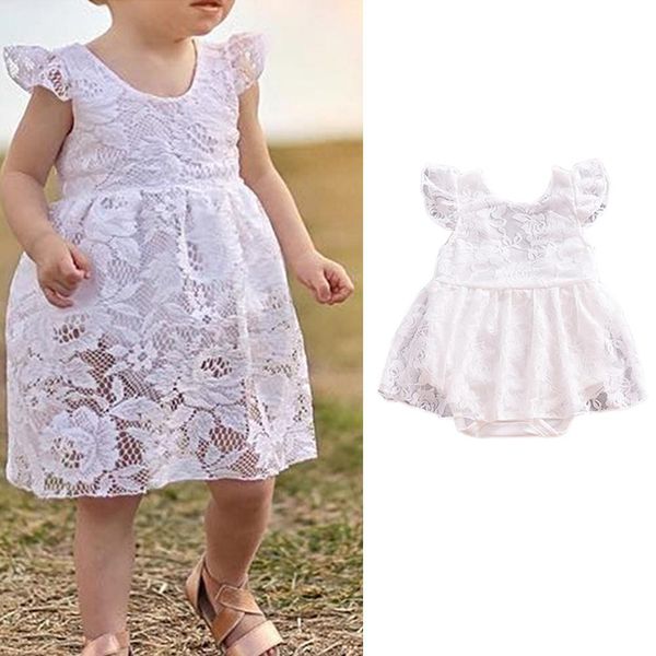 

kidlove девушки симпатичные кружева вышивать платье принцессы модные летящие рукава комбинезоны в качестве подарка, Red;yellow