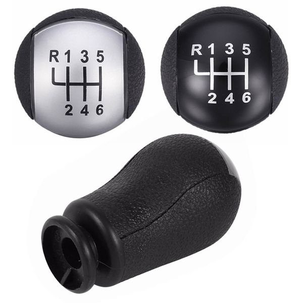 

5 speed mt gear stick shift knob car for focus mondeo 3 s-max c-max mustang galaxy fiesta 6 transit black/silver colors