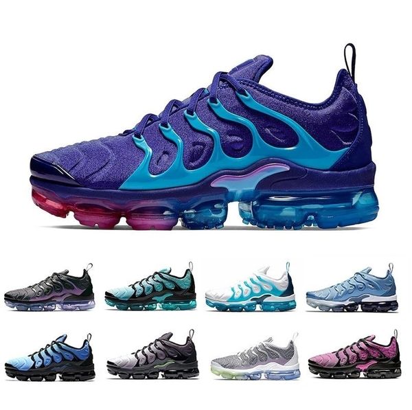 

2020 т плюс мужские дизайнерские кроссовки мужчин женщин вскользь воздушной подушке тренеры Ридженси Работа Hyper Fades Fury синий черный вольт спортивные кроссовки