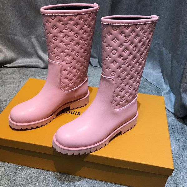 

2019 new fashion luxury ladies sleeve short boots fashion comfortable soft embossed material women short boots, Black