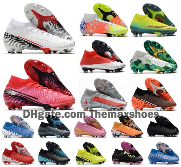 

горячая 2020 mercurial superfly vii 7 360 elite se fg future dna 002 cr7 ronaldo neymar njr мужская обувь для мальчиков футбольные бутсы бут