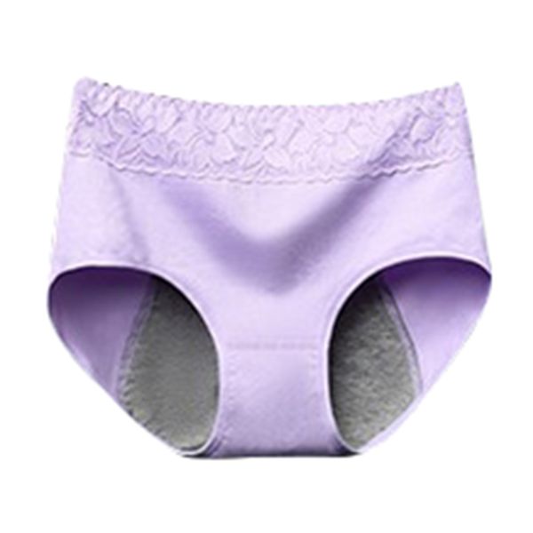 

women's period panties purple cotton physiological underpants underwear, Black;pink