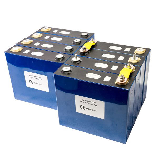 

2020 new 4pcs 3.2v 120ah lifepo4 rechargeable battery lithium iron phosphate cell solar 24v 12v cells not 150ah eu us tax free