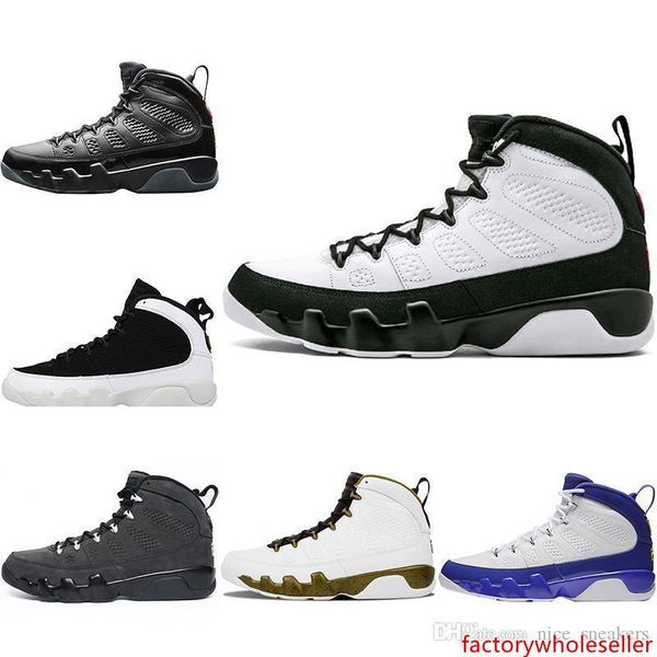 

new mens designer 9 9s bred basketball shoes la anthracite space jam men sports trainers the spirit tour yellow sneakers size 41-47
