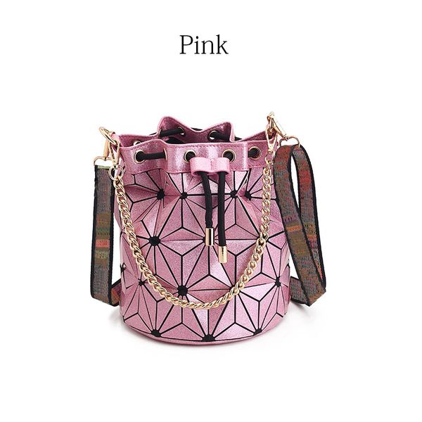 

latest bucket bag handbag purse geometric handbags plaid chain shoulder crossbody bags laser diamond bag