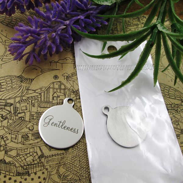 

40pcs--"gentleness"stainless steel charms more style for choosing diy charms pendants for necklace, Bronze;silver