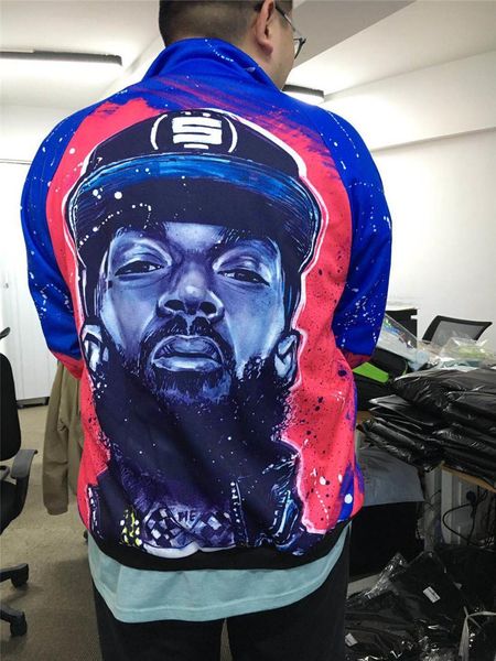 

nipsey hussle xxxtentacion hoodies men skateboard 3d cardigan revenge rapper sweatshirts, Black