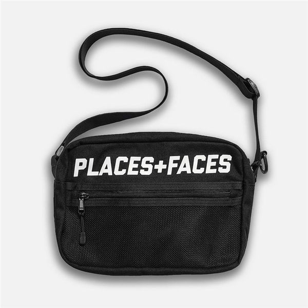 

simple and stylish hip hop reflective casual sports canvas slung shoulder bag