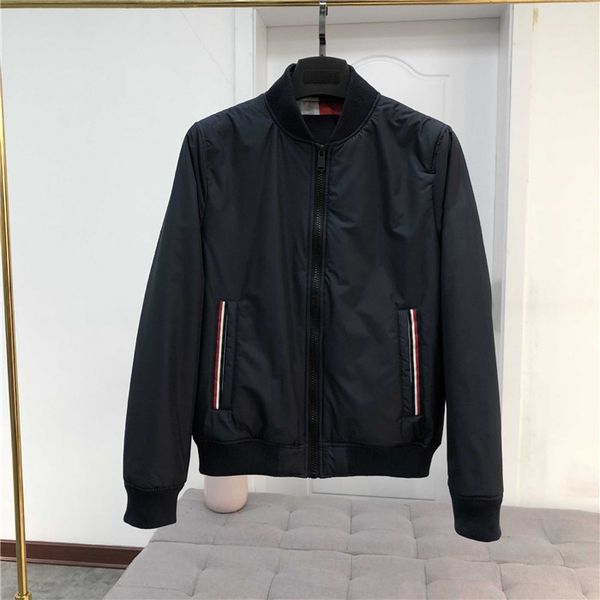 

мужская осень конструктора способа куртки бейсбола воротник повседневный outrwear кардиган тонкий хлопок одежда спорт на открытом воздухе ку, Black;brown