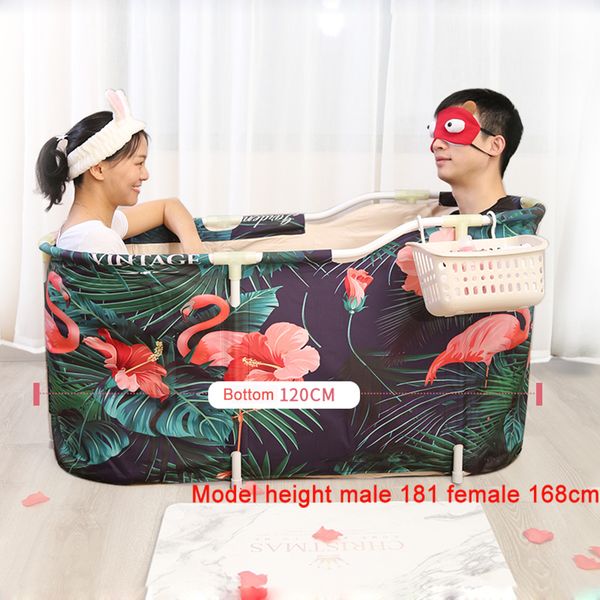 

bath sauna folding bathtub bath barrel household large tub bath barrel thickened tub full body tub banheira