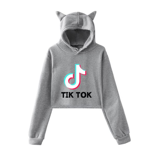 

kpop tik sala 2020 trend fashion new sweatshirt hoodies summer software women tok harajuku clothes urdec, Black