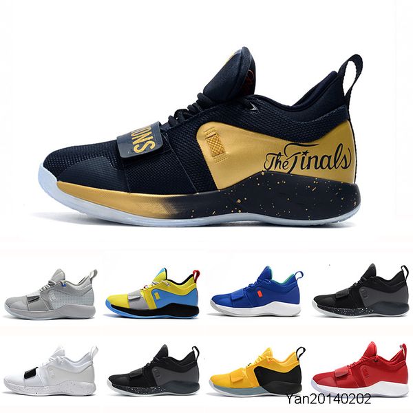 

gold champion pg 2.5 university red opti yellow men basketball shoes racer blue white black wolf grey mens paul george sports sneakers