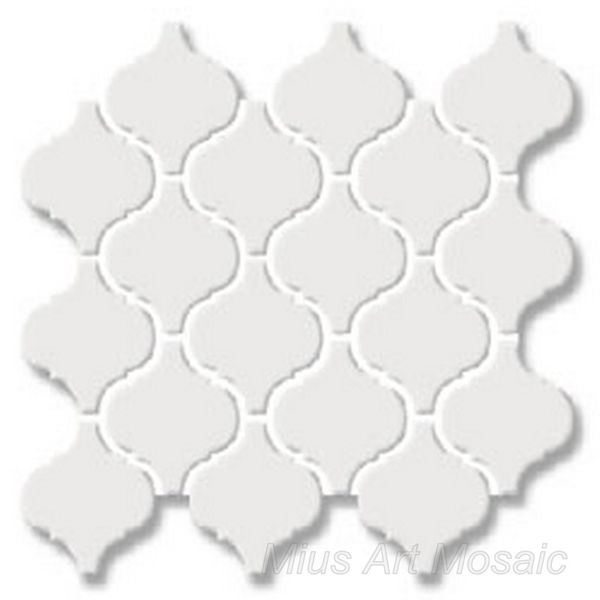 

simply europe style pure white lantern porcelain mosaic tile diy wallpaper