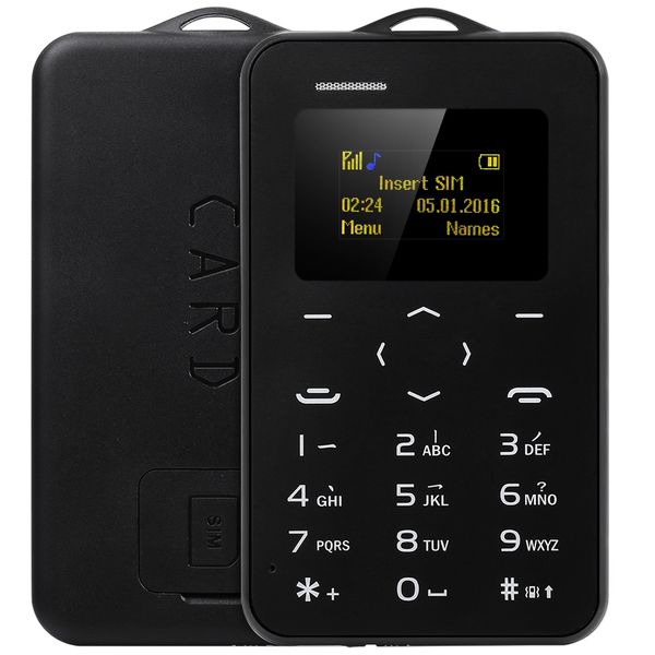 

1.0 inch aiek c6 card phone bluetooth 2.0 calendar alarm calculator