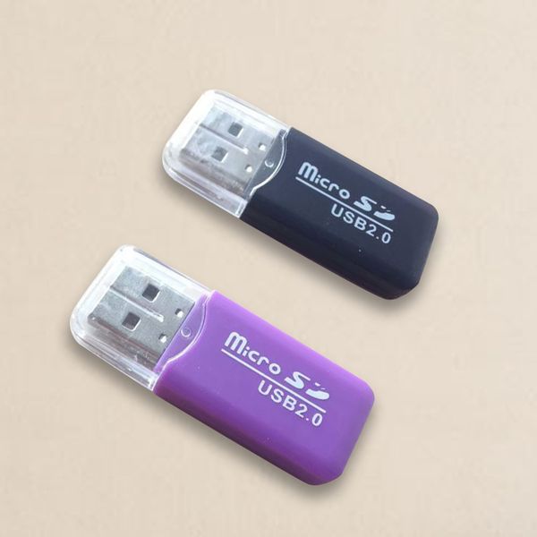 

selling 2pcs usb 2.0 micro sd sdhc tf flash memory card reader mini adapter lapeasy for carry very nice