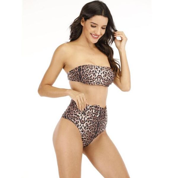 

24 hours in stock 2020 women swimwear bikini split swimsuit women's two piece swimsuit high waist split bikini suit dhl by1558, White