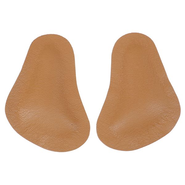 

velishy leather orthopedic arch supports forefoot insoles for women shoes high heel massage cushion half yard pads shoe liners, Black