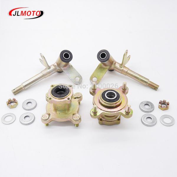 

1set 4 stud рулевой стойка knuckle шпиндели с тормозным диском ступица, пригодная для 110cc китая электрического atv utv кара велосипед част