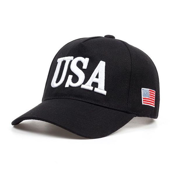 

2019 new usa flag caps men women baseball cap thickening usa men women golf hat outdoor adjustable dad hats, Blue;gray