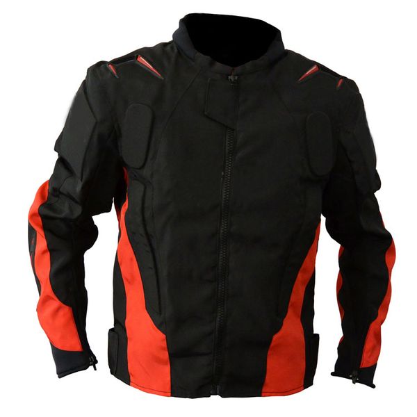 

locomotive mesh textile riding jackets motorcycle mountain bicycle black red jacket with protector