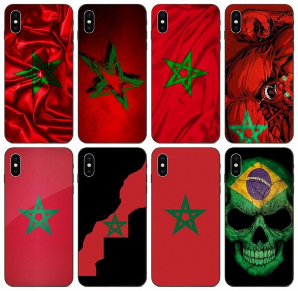 

[tongtrade] maroc flag morocco case for iphone 8 7 6s 5s plus 11 pro max x xs samsung s6 s7 edge honor 4c 5a 5c xiaomi max 3 silicone case