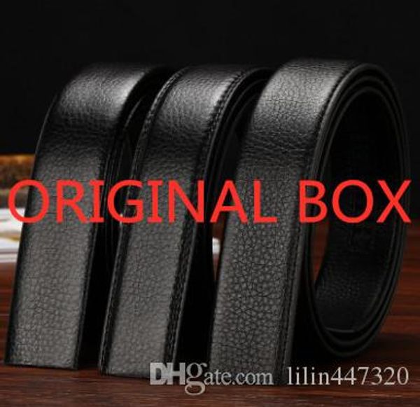

belt designer belts brand fashion belts for men women brand leather belt waist belt just only original box, Black;brown