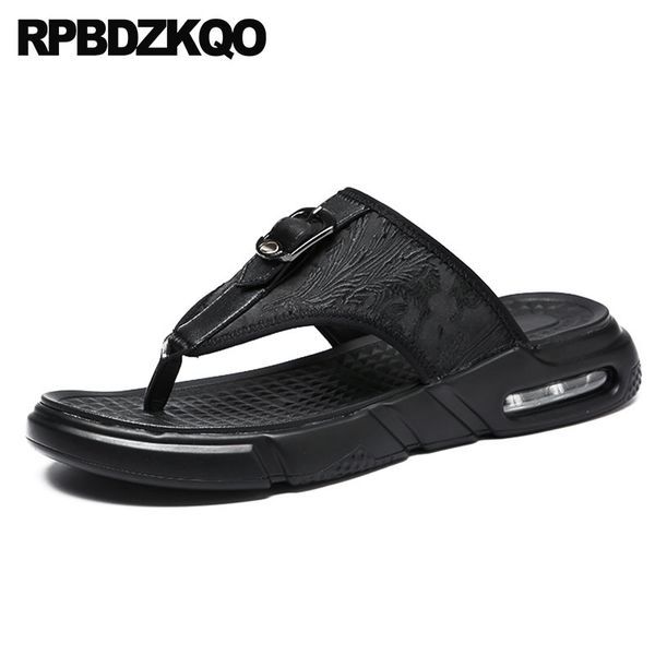 

slippers designer shoes men black platform flip flop summer casual beach slip on open toe runway sandals slides