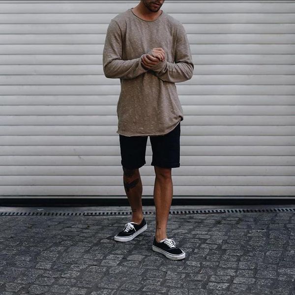 

осень и зима роскошные мужские футболки дизайнерские футболки для мужчин новое поступление футболки с длинными рукавами модная причинная мар, White;black