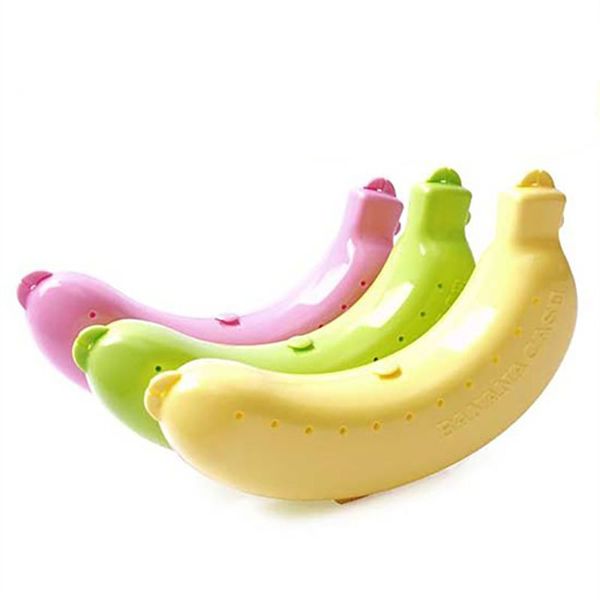 1pc Cute Banana Protector Case Container Trip Outdoor Lunch Fruit Box Storage Holder Cheap Banana Trip Outdoor Box