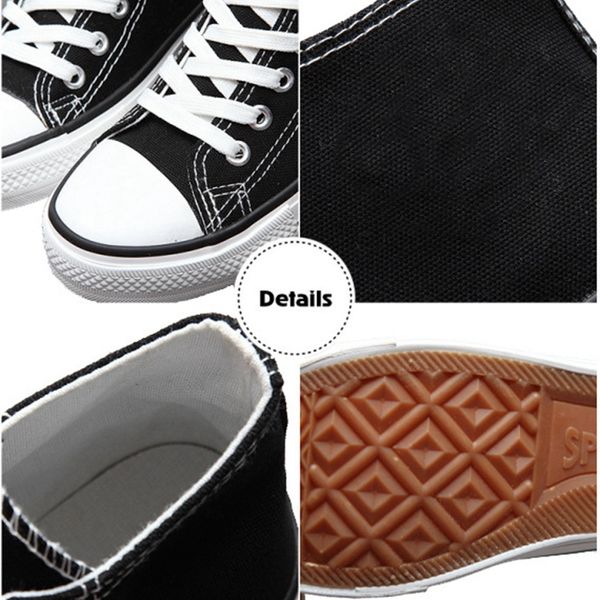

high-canvas shoes sneaker rolling paint it black-stones casual walking shoes for mens womens