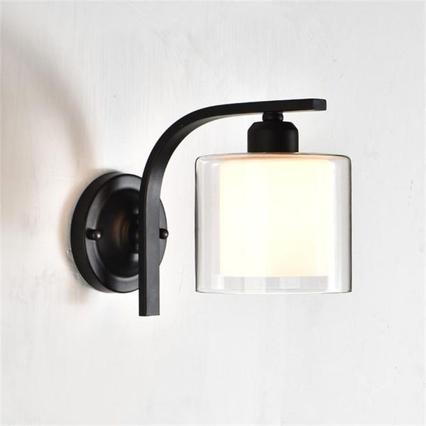 

new creative iron study led wall lights american modern led wall lights indoor restaurant led wall lamp wholesale